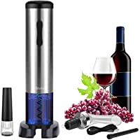 Olivivi Sacacorchos Electrico- Profesional Automatico Abrelatas de Vino- Abridor Botellas de Vino Inalámbrico con…